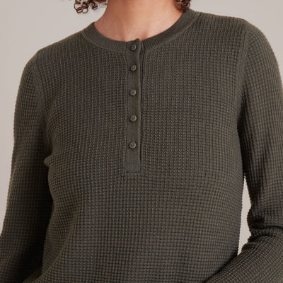 Roark W Well Worn Thermal L/S - Military