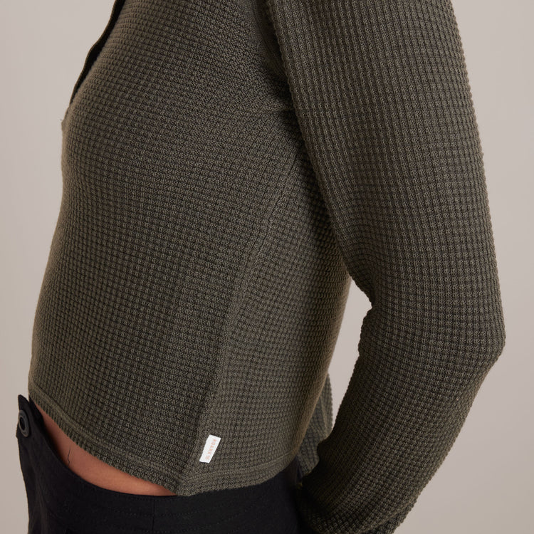 Roark W Well Worn Thermal L/S - Military