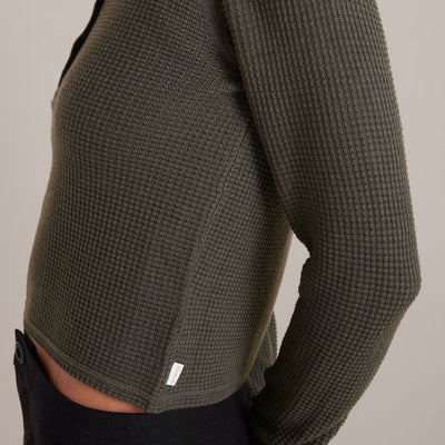 Roark W Well Worn Thermal L/S - Military