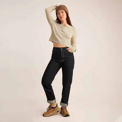 Roark W Well Worn Thermal L/S - Stone