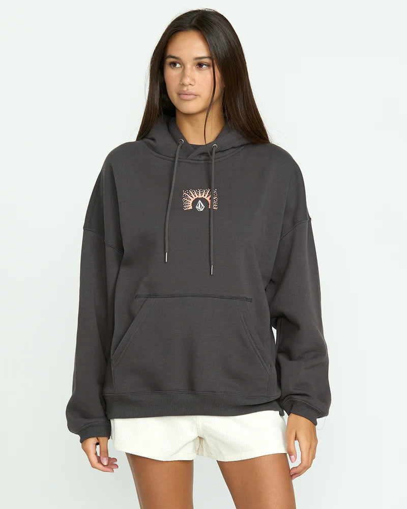 Volcom Girls Stone Art Up Hoodie - Bone