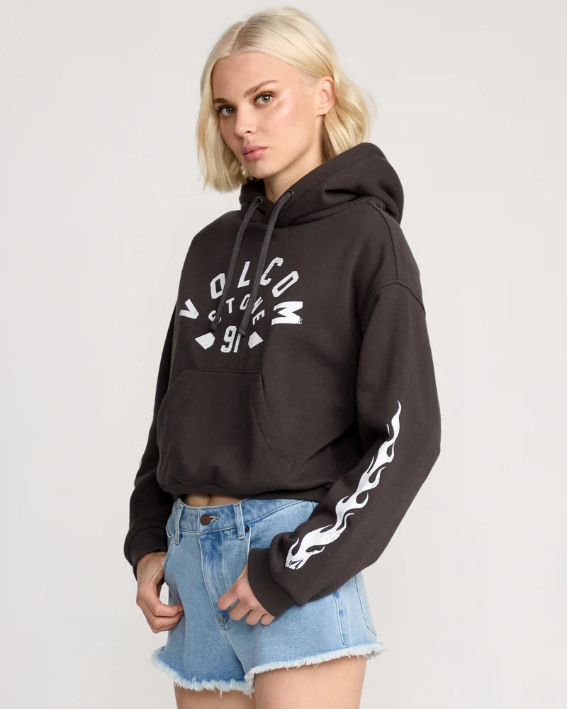 Volcom Girls 1991 Mini Hoodie - Black