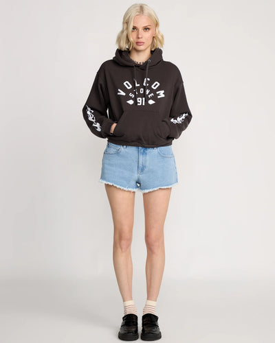 Volcom Girls 1991 Mini Hoodie - Black