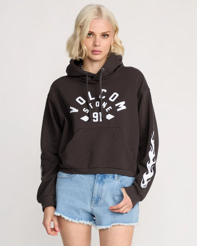 Volcom Girls 1991 Mini Hoodie - Black