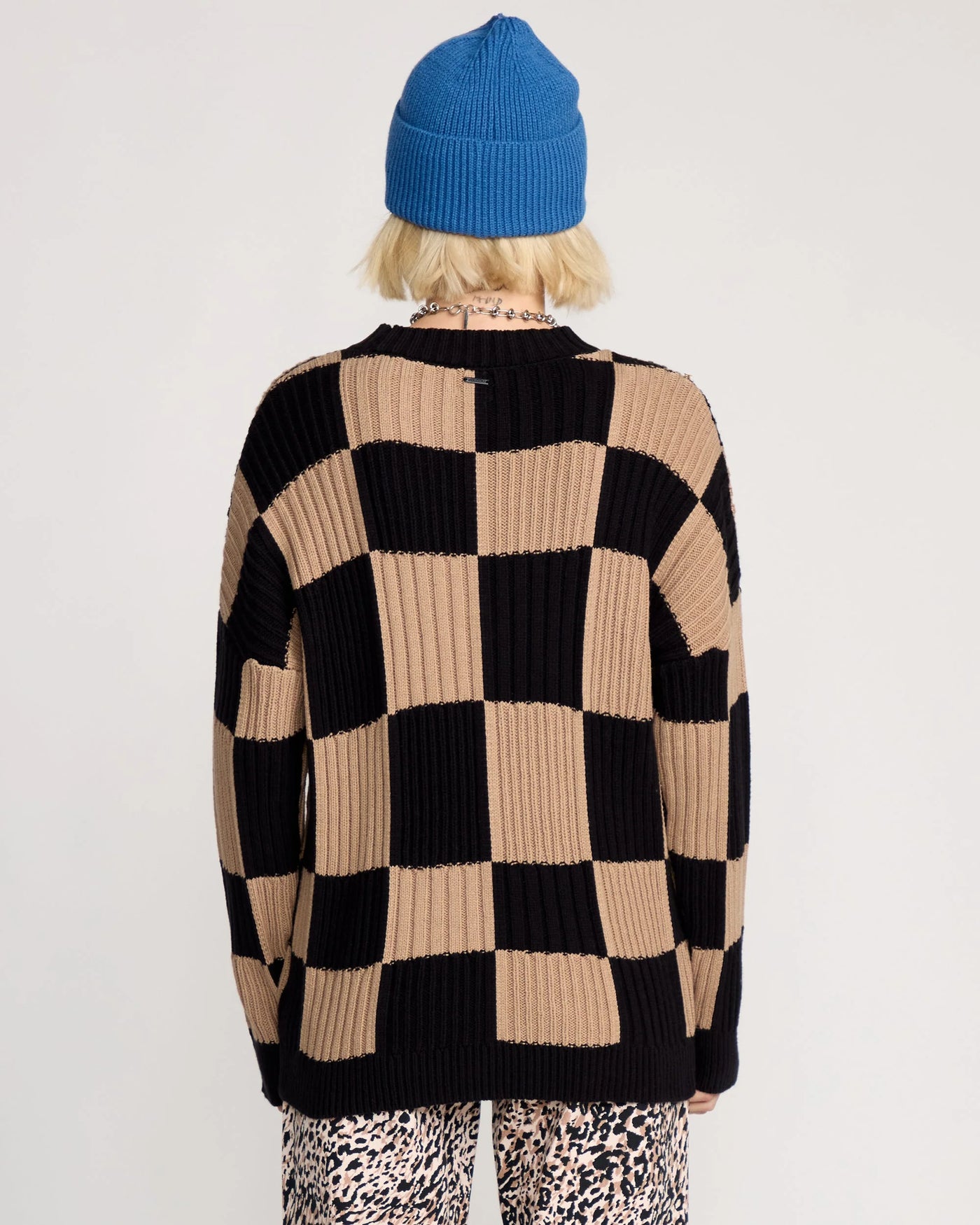 Volcom Women's Tripnotic Sweater - Black Combo