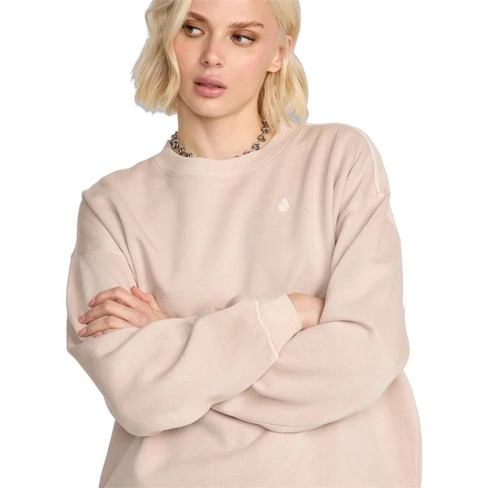 Volcom Women's Stone Soft Crew - Khakiest