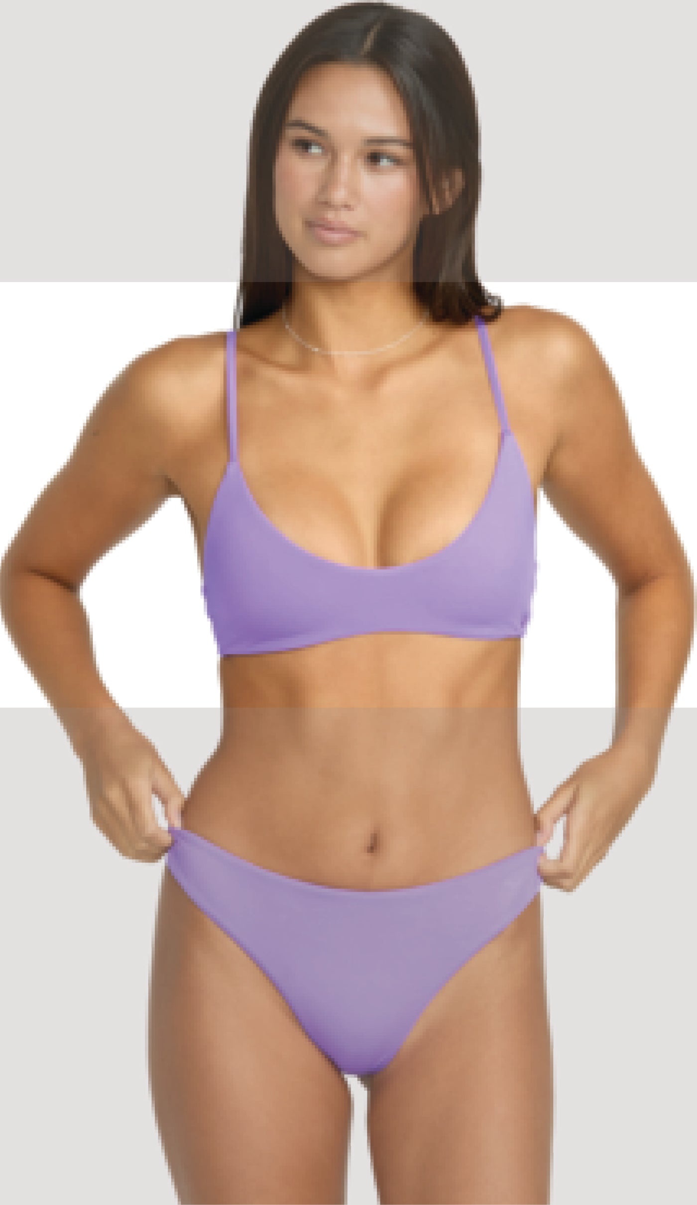 Volcom Simpy Seamless Crop Purple Passion