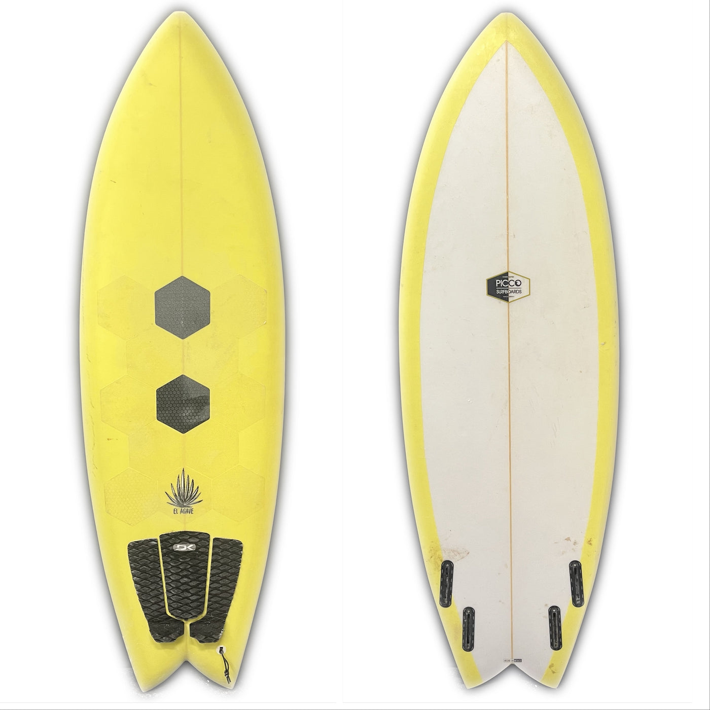 Used 5'6" Picco Fish - Quad - Yellow