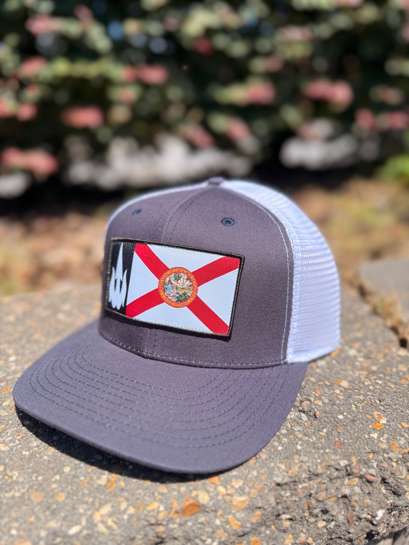 WBZ FL Flag Patch Navy/White Adjustable Hat