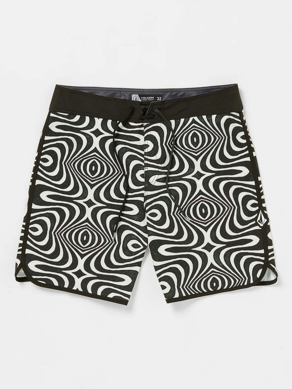 Volcom Lido Print Scallop Mod 19" - White