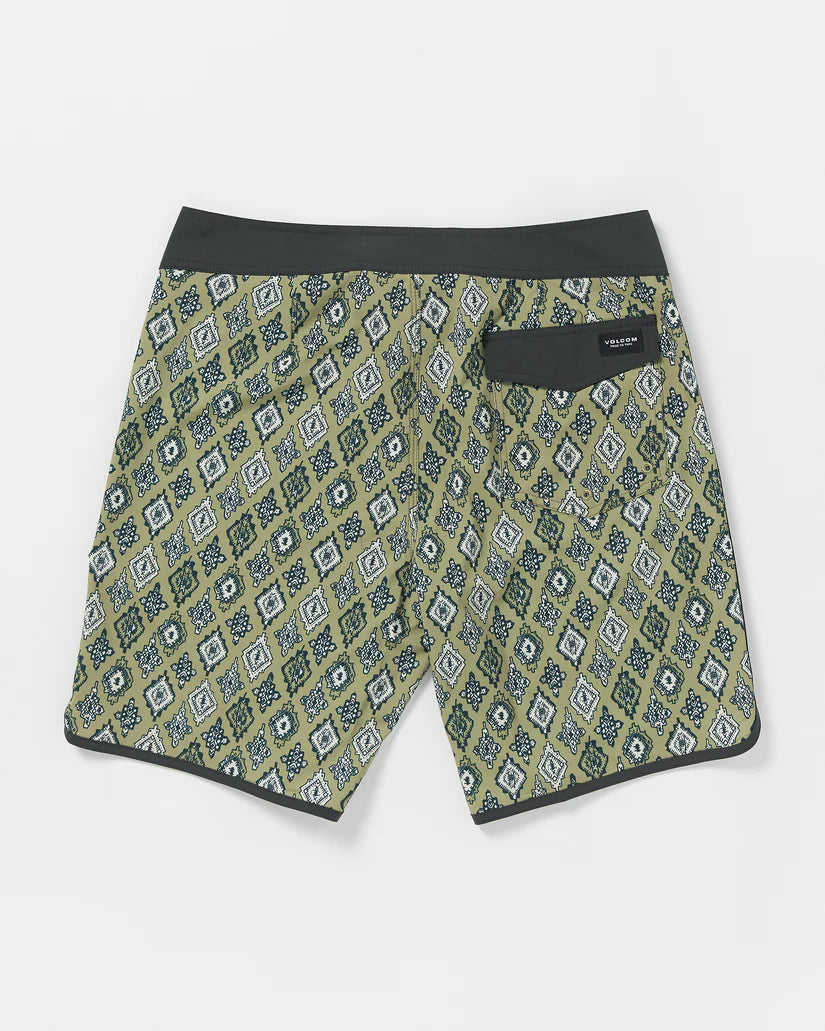 Volcom Inherent Scallop Thyme Green Boardshorts