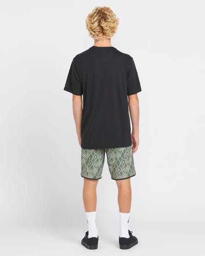 Volcom Inherent Scallop Thyme Green Boardshorts