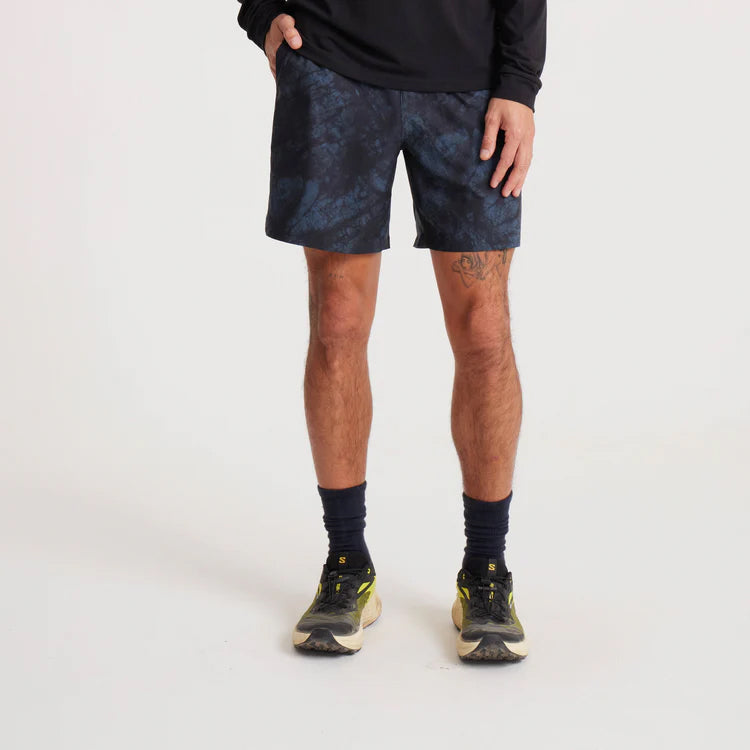 Roark Serrano 7" Navy Tie Die Shorts