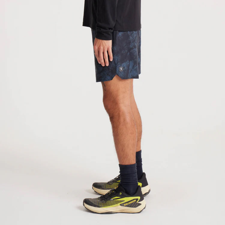 Roark Serrano 7" Navy Tie Die Shorts