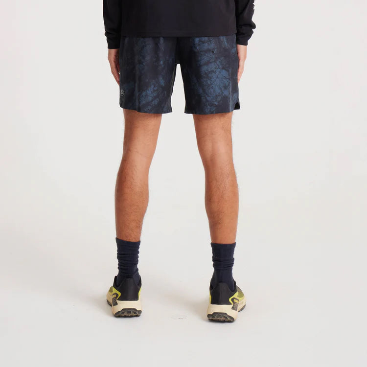 Roark Serrano 7" Navy Tie Die Shorts