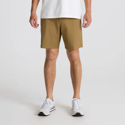Roark Layover Pro Traveler Short - Dark Khaki