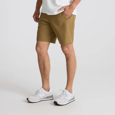 Roark Layover Pro Traveler Short - Dark Khaki