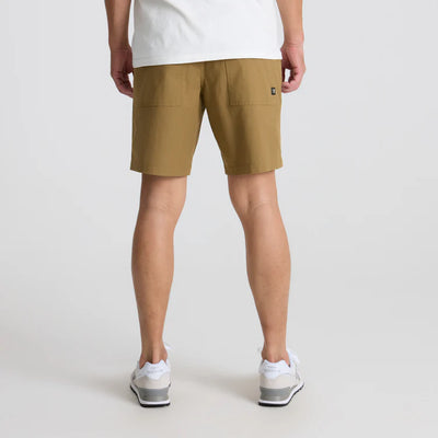 Roark Layover Pro Traveler Short - Dark Khaki