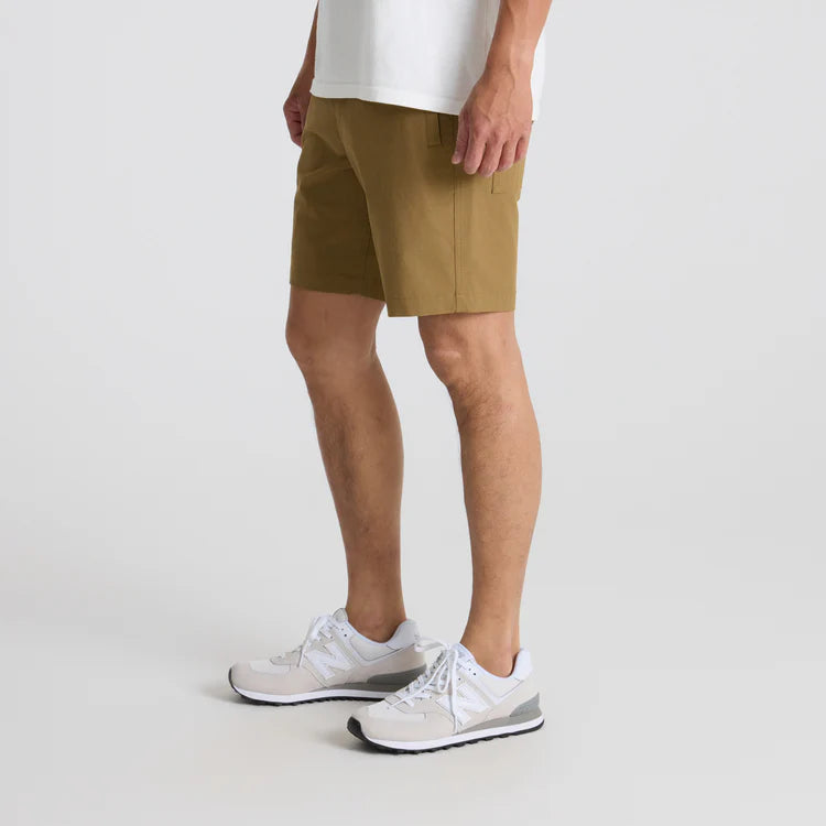 Roark Layover Pro Traveler Short - Dark Khaki