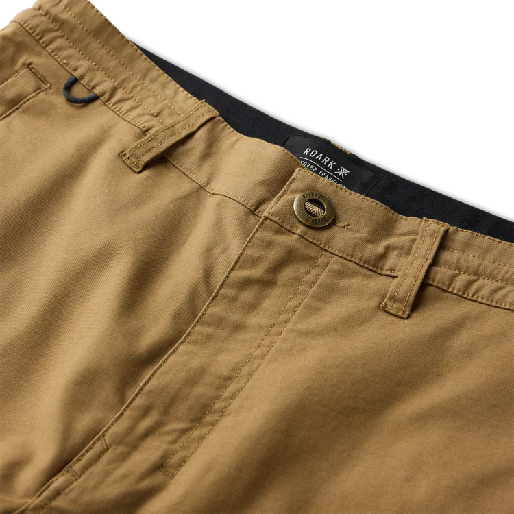 Roark Layover Pro Traveler Short - Dark Khaki