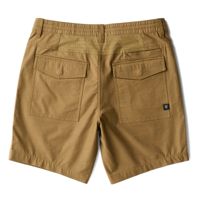 Roark Layover Pro Traveler Short - Dark Khaki