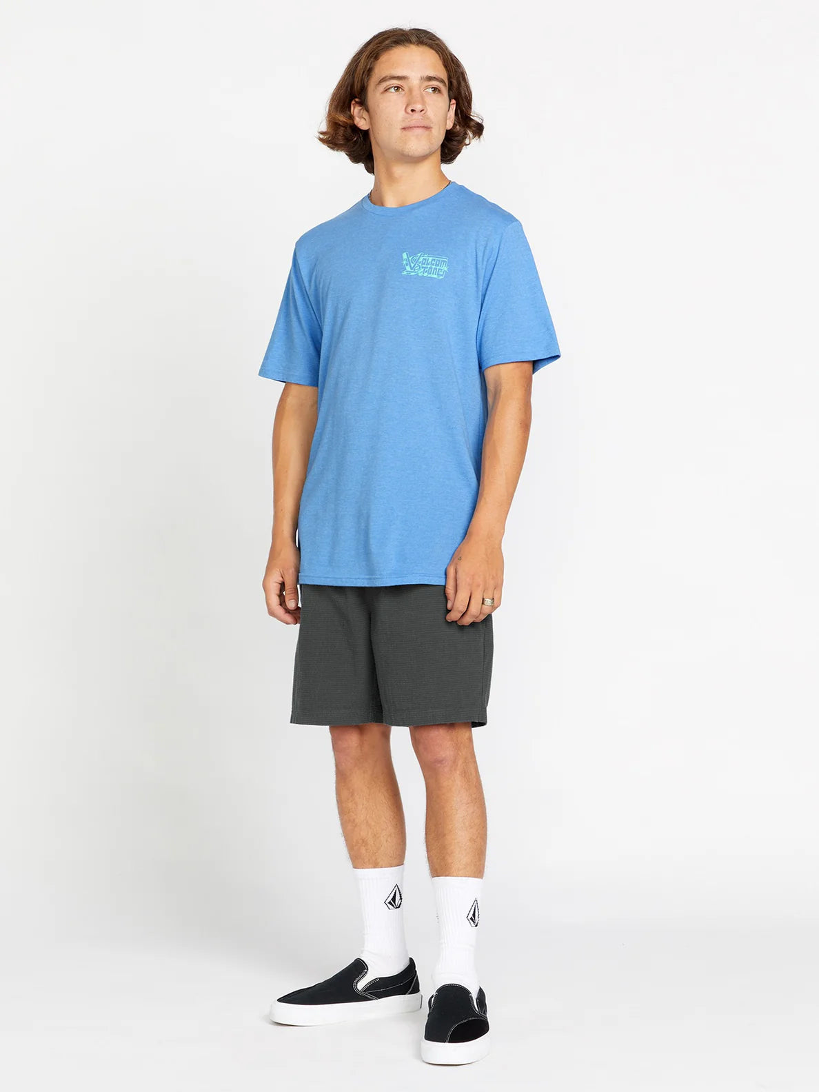 Volcom High Stone Elastic Short Asphalt Black