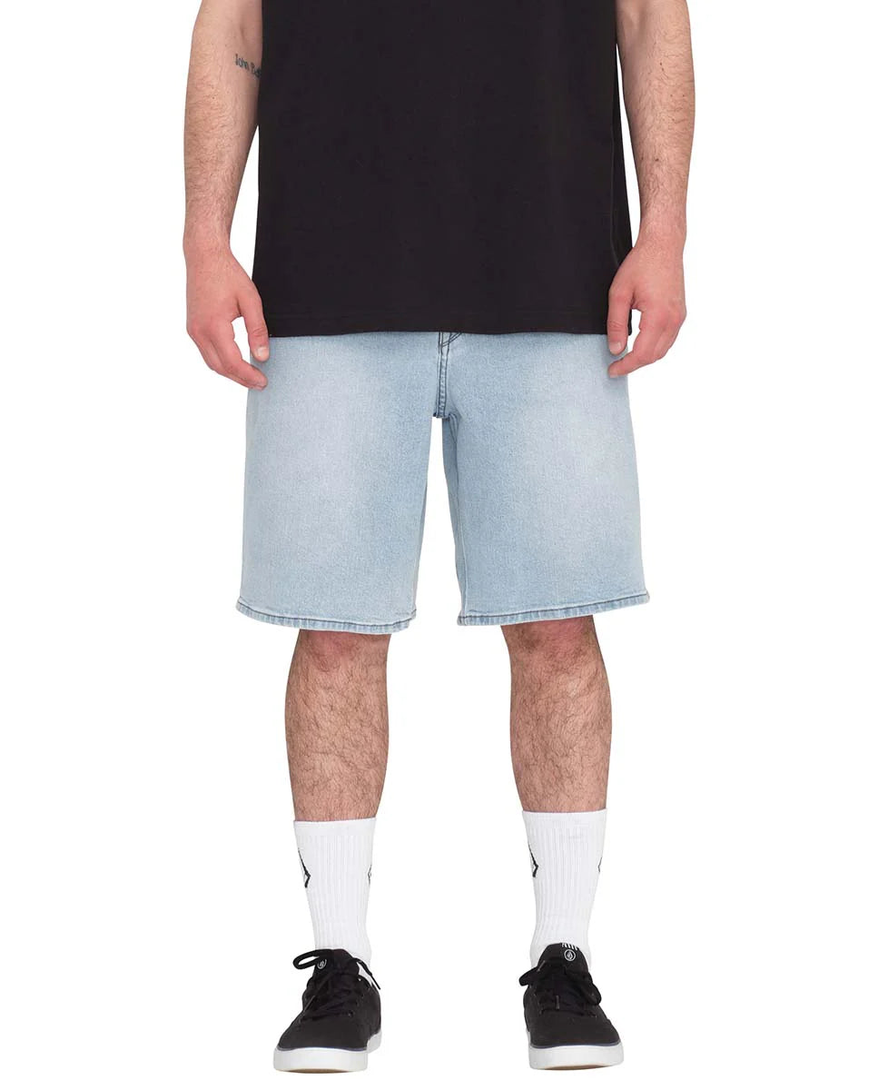 Volcom Billow Denim Shorts - Desert Dirt Indigo