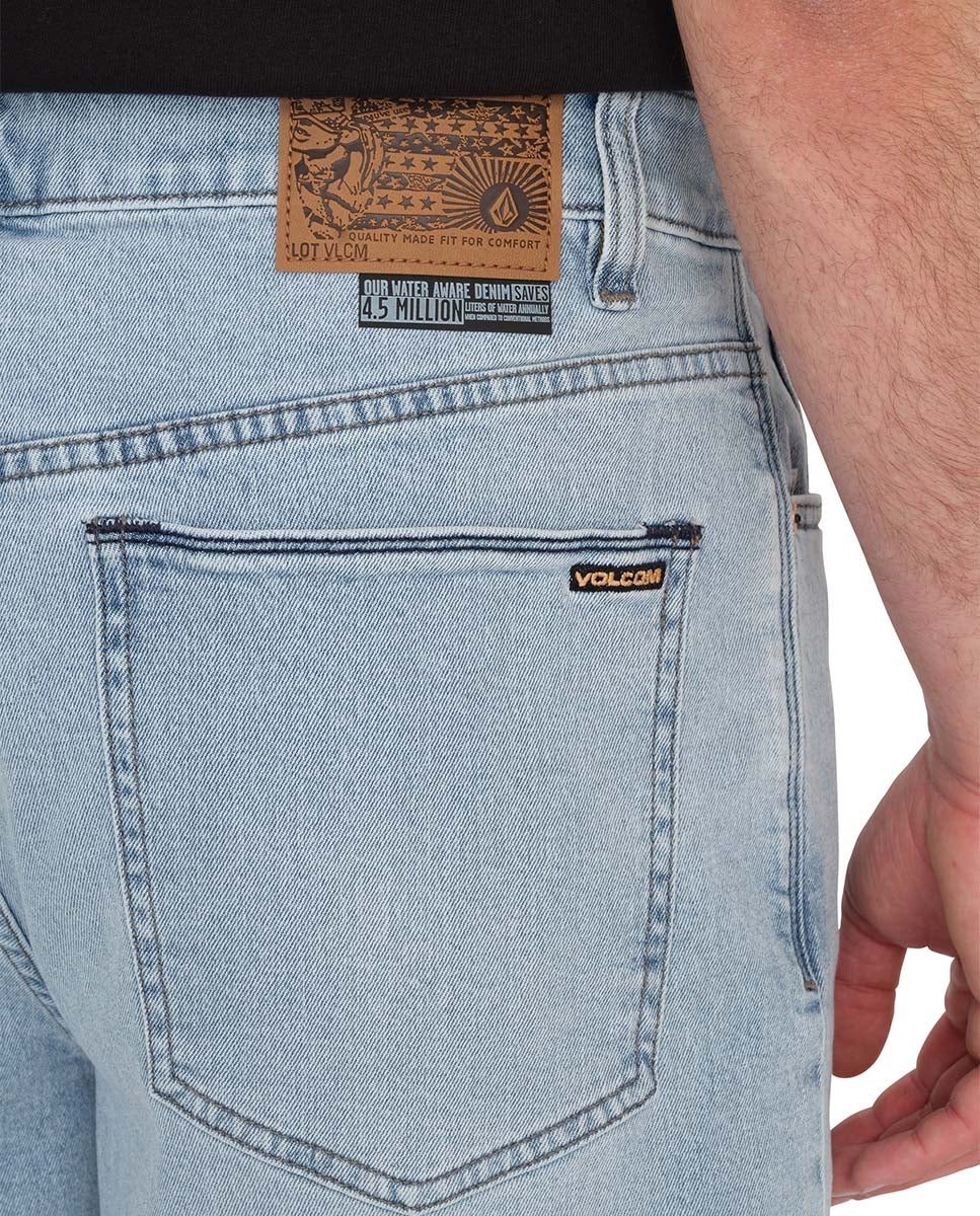 Volcom Billow Denim Shorts - Desert Dirt Indigo