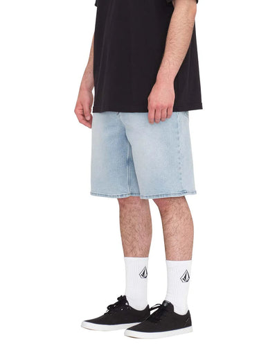 Volcom Billow Denim Shorts - Desert Dirt Indigo