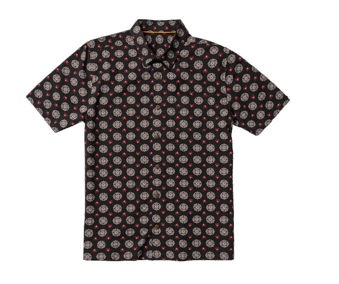 Captin Fin Paisley Pusher Wooven Black