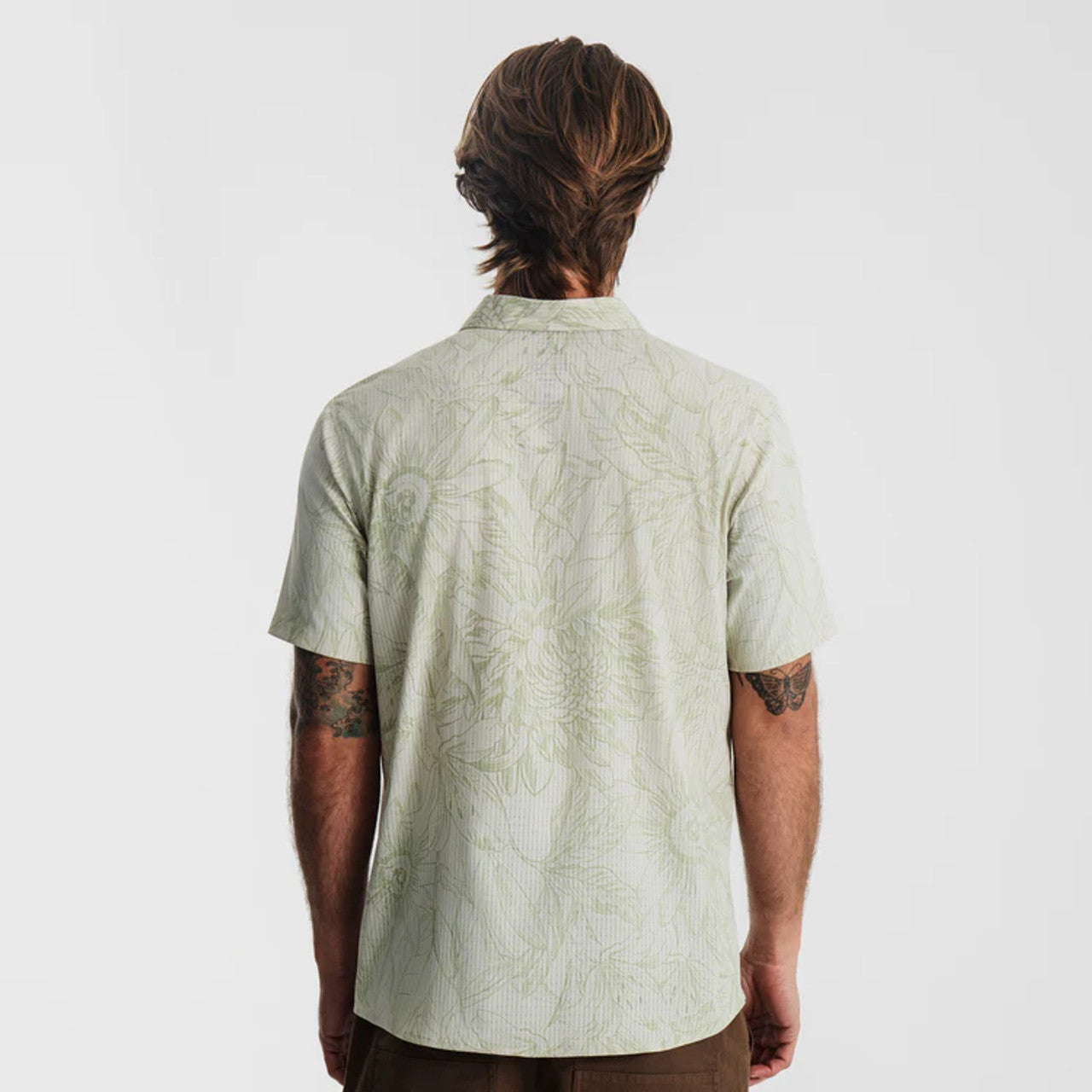 Roark Bless Up Chapparal Sketch Floral S/S Button Down