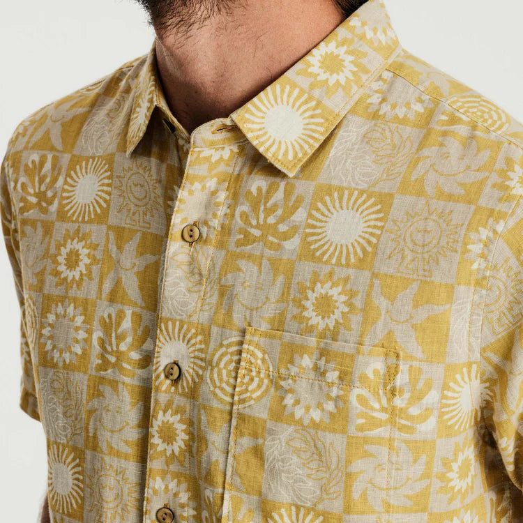 Roark Journey Woven S/S Mosaic Sunbeam