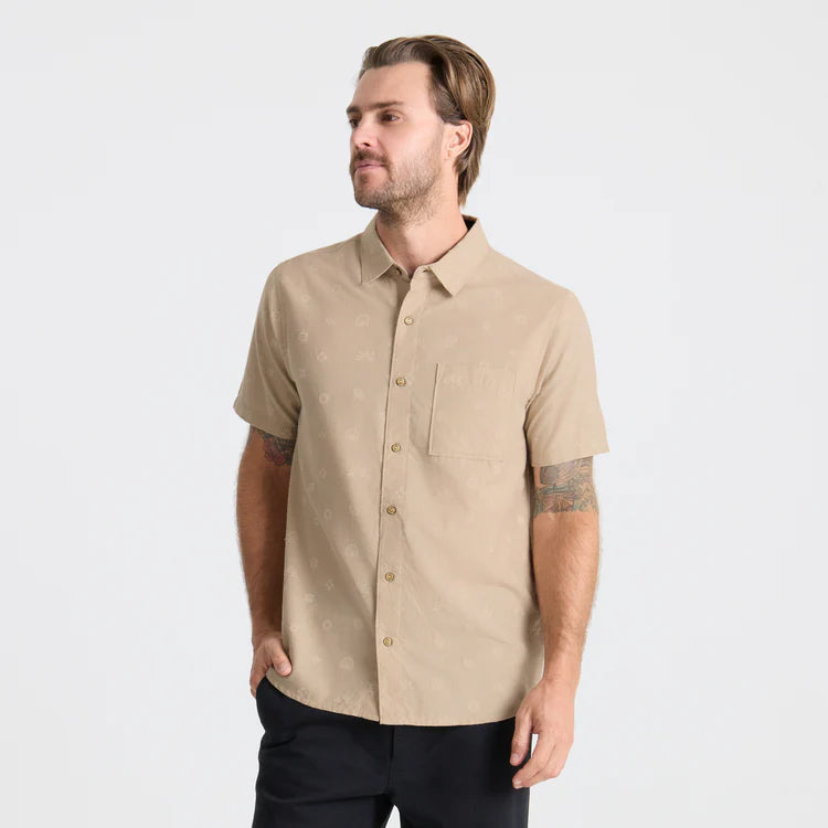 Roark Journey Woven Fossil S/S Shirt
