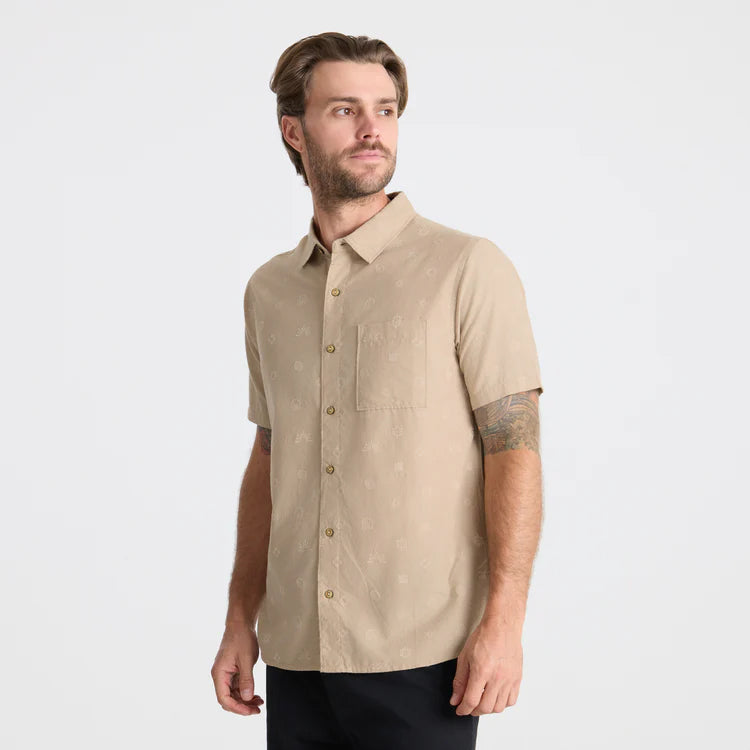 Roark Journey Woven Fossil S/S Shirt