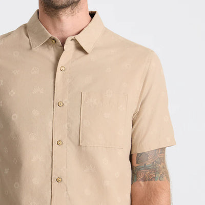 Roark Journey Woven Fossil S/S Shirt