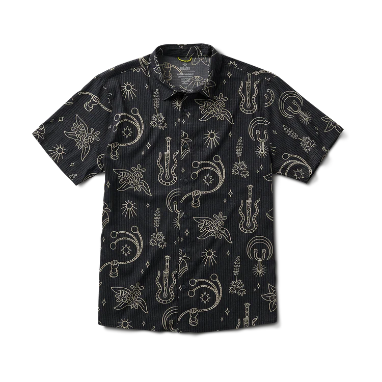 Roark Bless up Button up - Black Gaucho