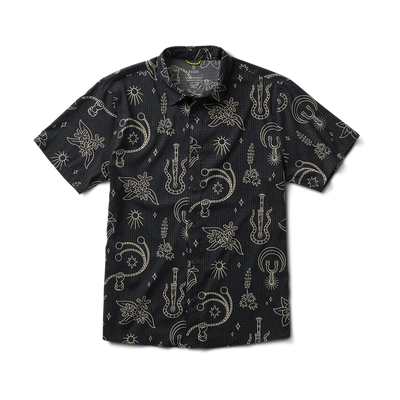 Roark Bless up Button up - Black Gaucho