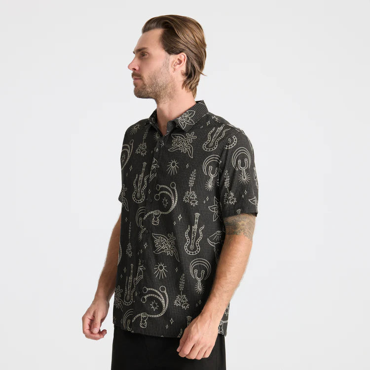 Roark Bless up Button up - Black Gaucho