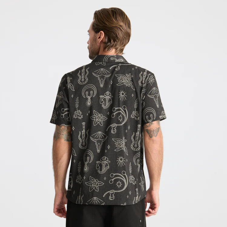 Roark Bless up Button up - Black Gaucho