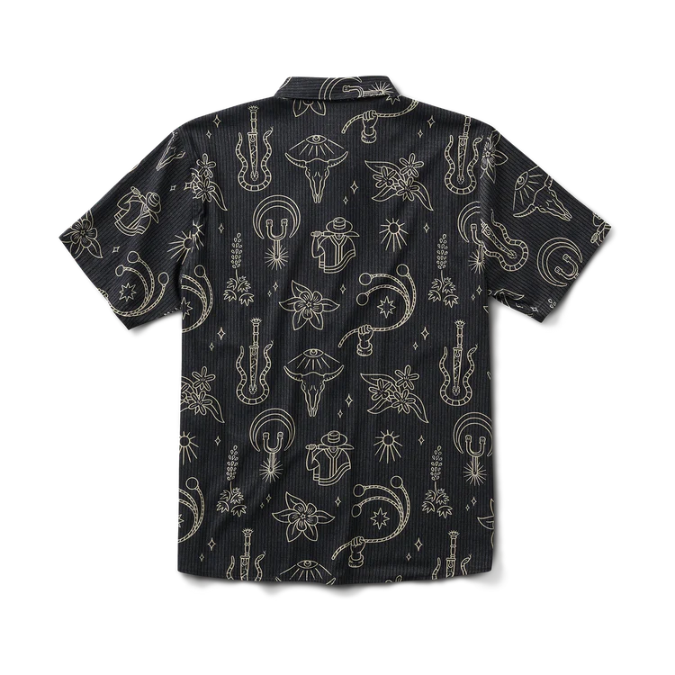 Roark Bless up Button up - Black Gaucho