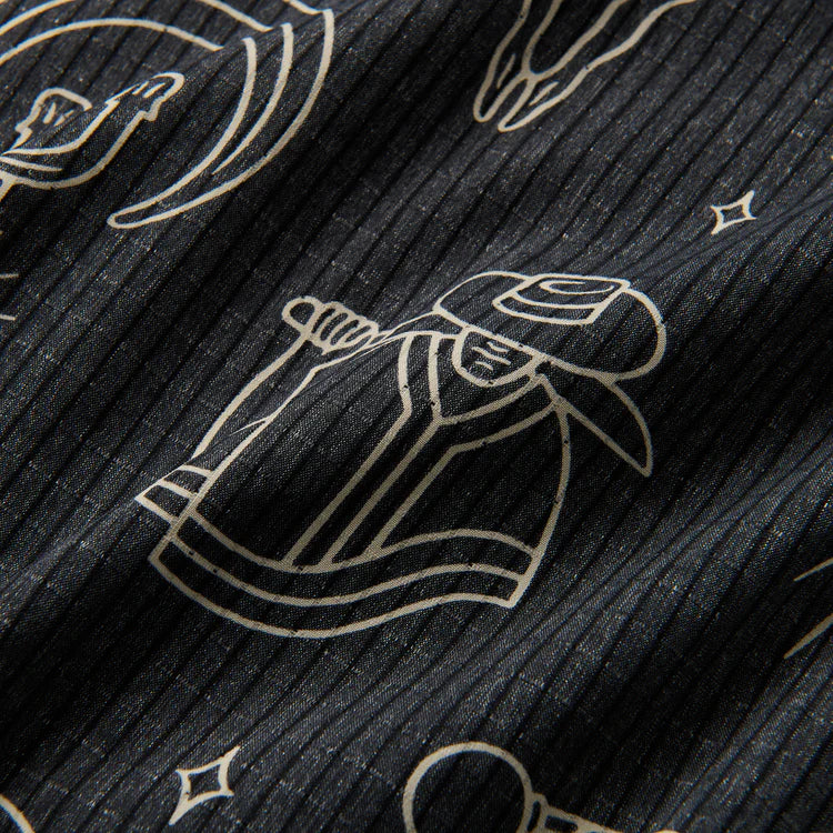 Roark Bless up Button up - Black Gaucho