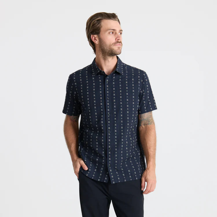 Roark Gonzo S/S Woven Dark Navy