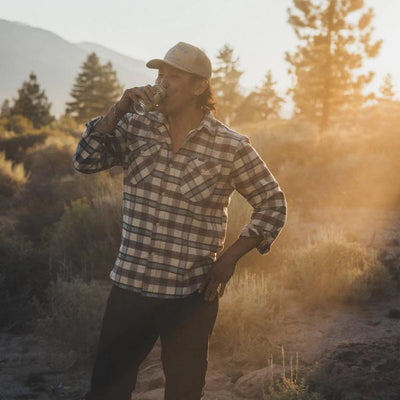 Seager Calico Flannel Cream - Plaid