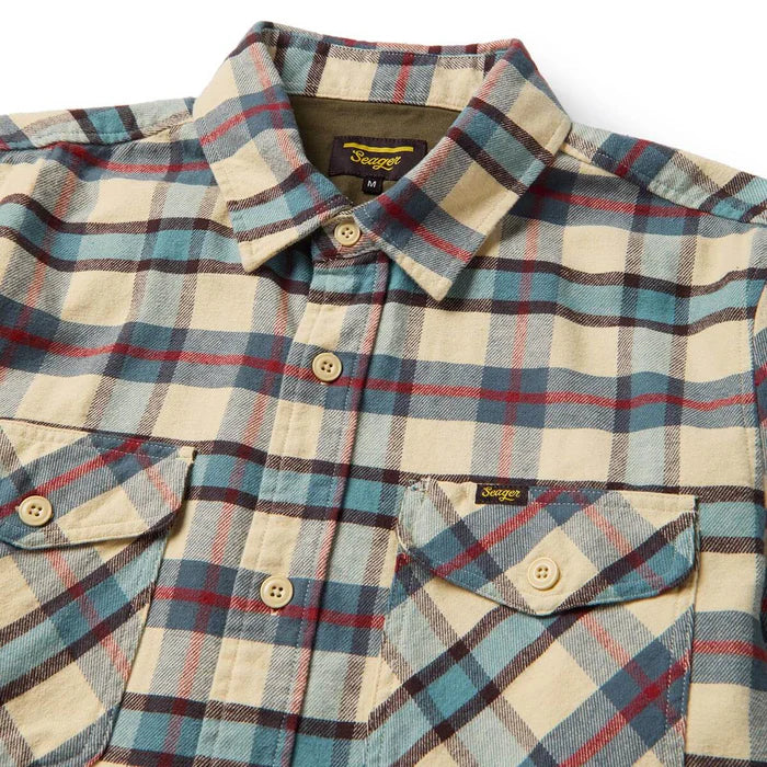 Seager Calico Flannel Cream - Plaid