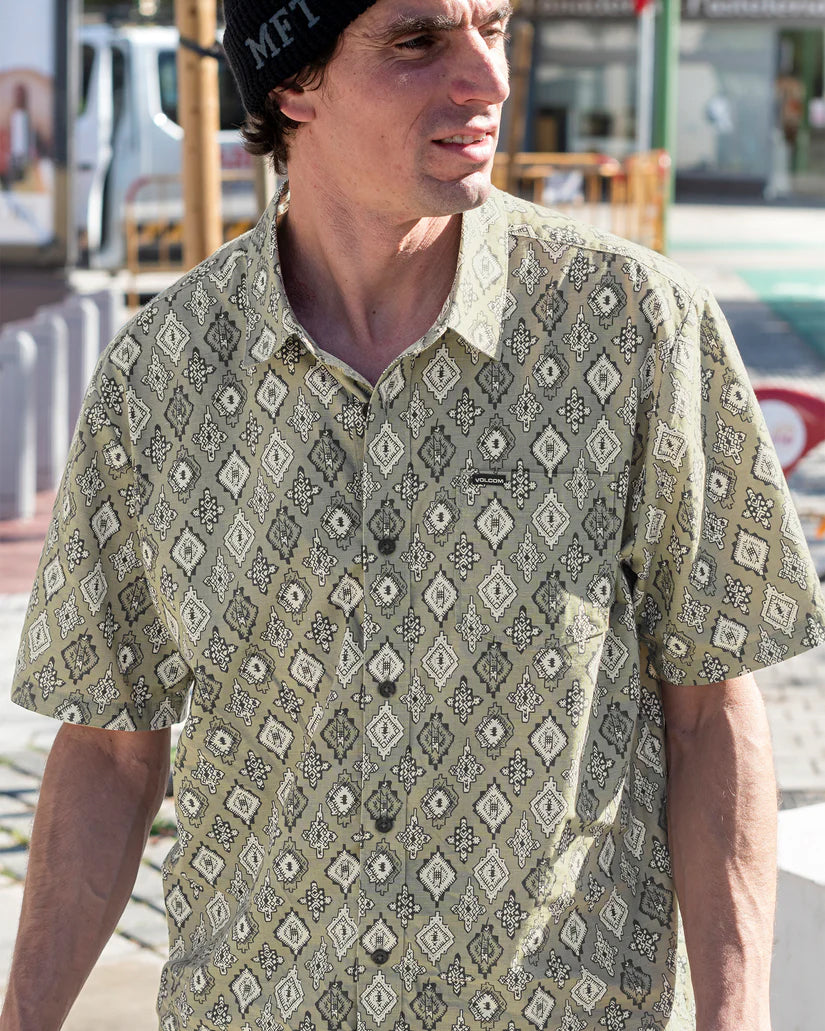 Volcom Scaler Stone Woven Short Sleeve Shirt