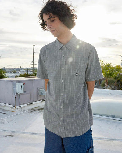 Volcom Lonsdale Button Down Shirt - Egg White