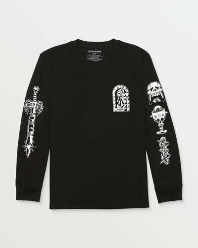 Volcom Strongtower Long Sleeve Tee - Black