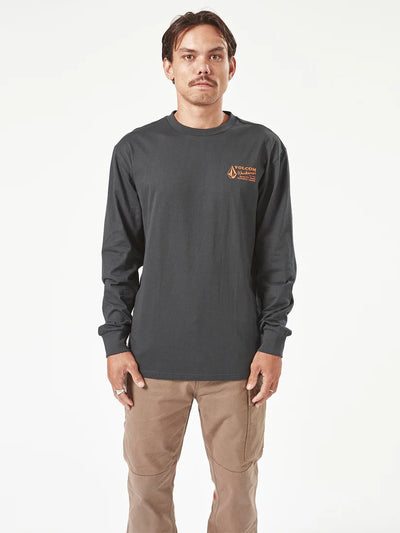 Volcom Workwear Union Long Sleeve Tee - Black