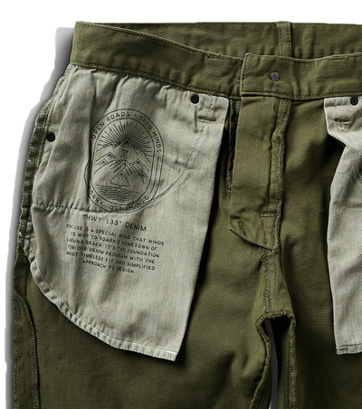 Roark HWY 128 5-Pocket Pant - Military