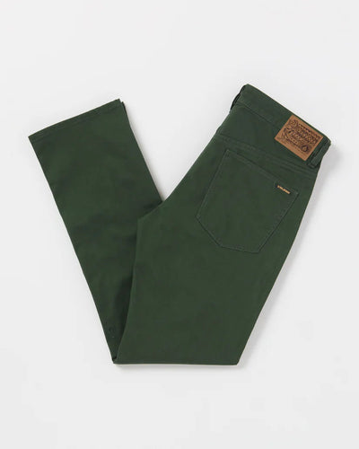 Volcom Solver 5 Pocket Slub Pants - Dark Forest